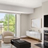 well lit living area