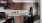 a kitchen with wooden cabinets