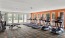 a gym with exercise equipment